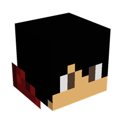 Black skin: head render