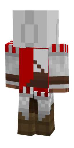 Brown skin: body, back render