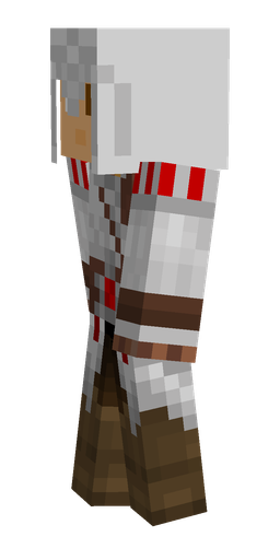 Brown skin: body, left side render