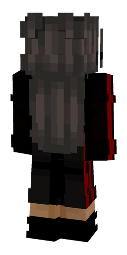 Black skin: body, back render