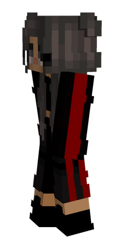 Black skin: body, left side render