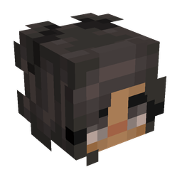 Black skin: head render
