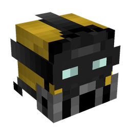Black skin: head render