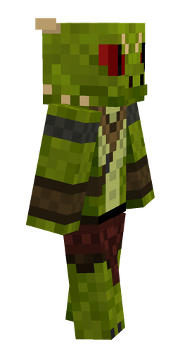 Black skin: body, right side render