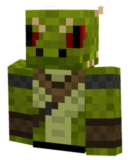 Black skin: bust render