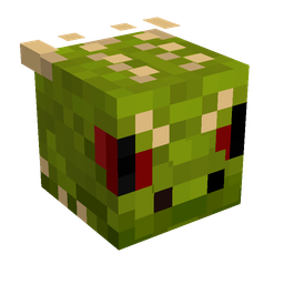 Black skin: head render