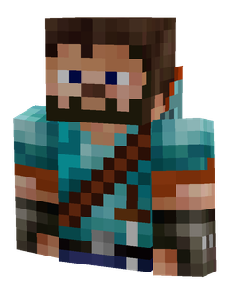 Black skin: bust render