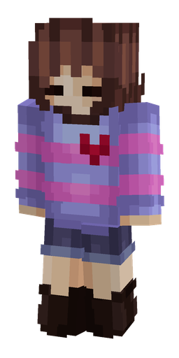 Blue skin: body, front render