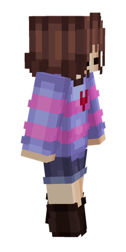 Blue skin: body, right side render