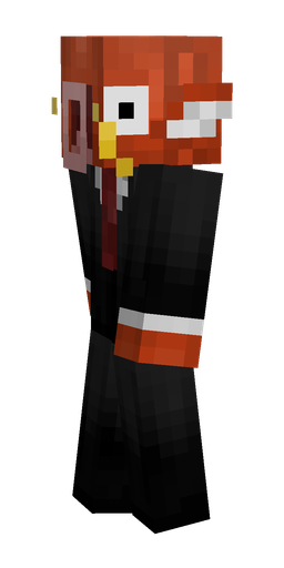 Black skin: body, left side render