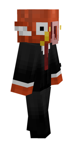 Black skin: body, right side render
