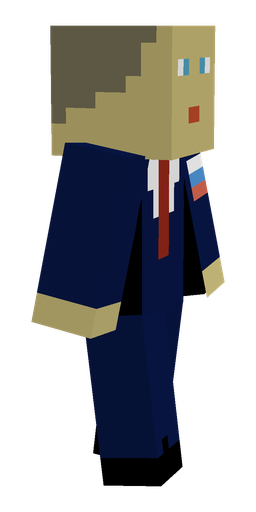 Blue skin: body, right side render