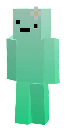Green skin: body, front render