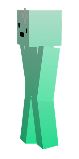 Green skin: body, left side render