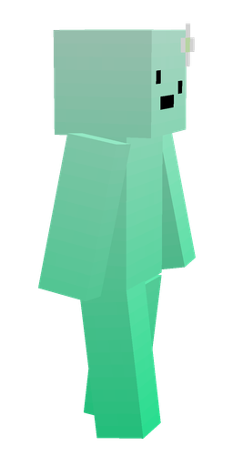 Green skin: body, right side render