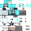 Blue skin: raw texture render