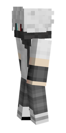 Black skin: body, left side render