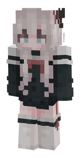 Black skin: body, front render