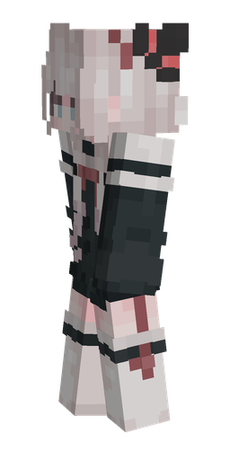 Black skin: body, left side render