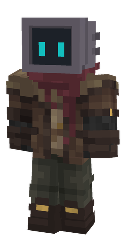 Black skin: body, front render