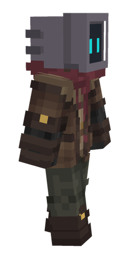 Black skin: body, right side render