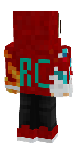 Black skin: body, back render
