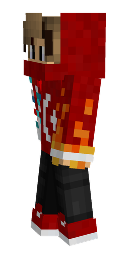 Black skin: body, left side render