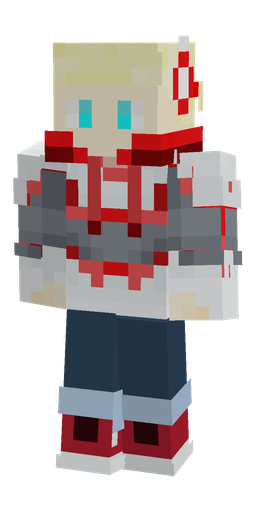 Blue skin: body, front render