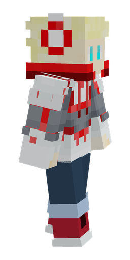 Blue skin: body, right side render