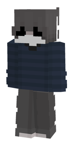 Black skin: body, front render