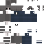Black skin: raw texture render