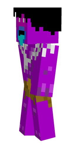 Black skin: body, left side render