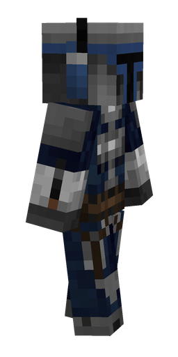 Black skin: body, right side render