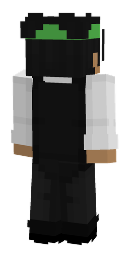 Black skin: body, back render