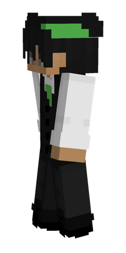 Black skin: body, left side render