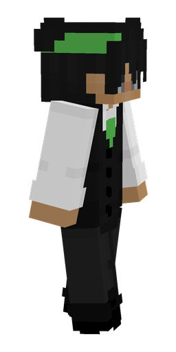 Black skin: body, right side render