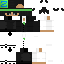 Black skin: raw texture render