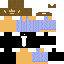 Black skin: raw texture render