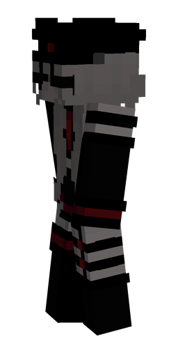 Black skin: body, left side render