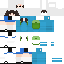 Blue skin: raw texture render