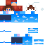 Blue skin: raw texture render
