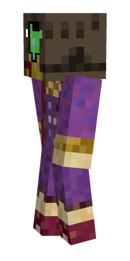 Black skin: body, left side render