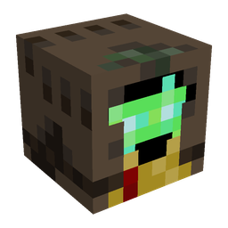 Black skin: head render