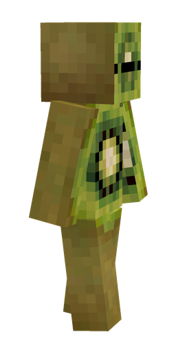 Brown skin: body, right side render