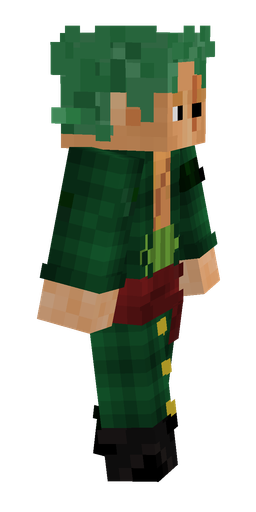 Black skin: body, right side render