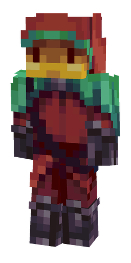 Blue skin: body, front render