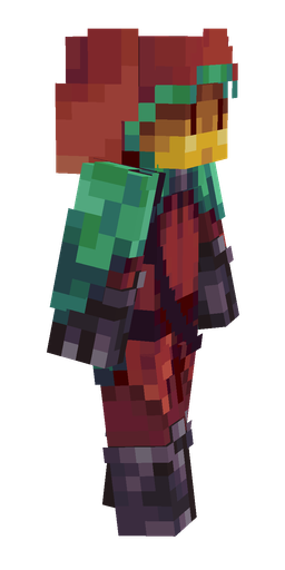 Blue skin: body, right side render