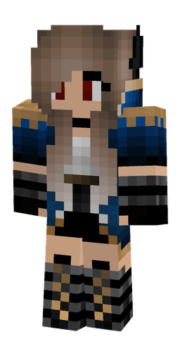 Black skin: body, front render