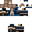Black skin: raw texture render