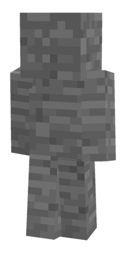 Gray skin: body, back render
